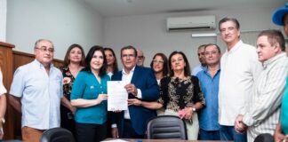 Anastácio recebe visita da Ministra Simone Tebet, e do Deputado Dagoberto Nogueira.