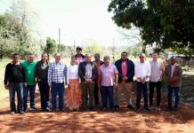 Os Vereadores acompanham algumas ações da Secretaria de Obras no município de Anastácio