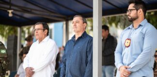 Representantes da Câmara Municipal de Anastácio Participam da Solenidade em Homenagem à Independência do Brasil