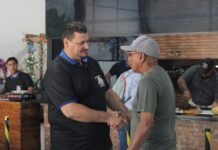 Vereador Macalé representa Câmara de Anastácio na inauguração da ampliação do Restaurante Prato Cheio