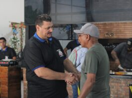 Vereador Macalé representa Câmara de Anastácio na inauguração da ampliação do Restaurante Prato Cheio