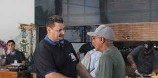 Vereador Macalé representa Câmara de Anastácio na inauguração da ampliação do Restaurante Prato Cheio